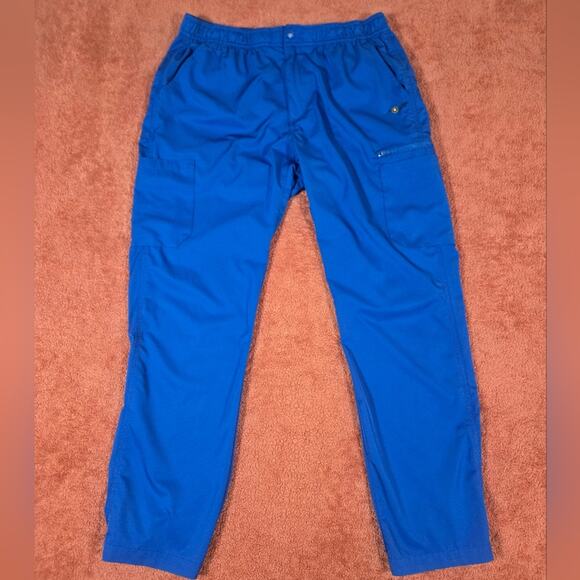 Carhartt Force Men's Blue Scrubs Medical Pants W33 L30 - Picture 1 of 11